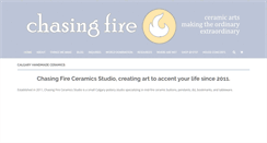 Desktop Screenshot of chasingfirestudio.com